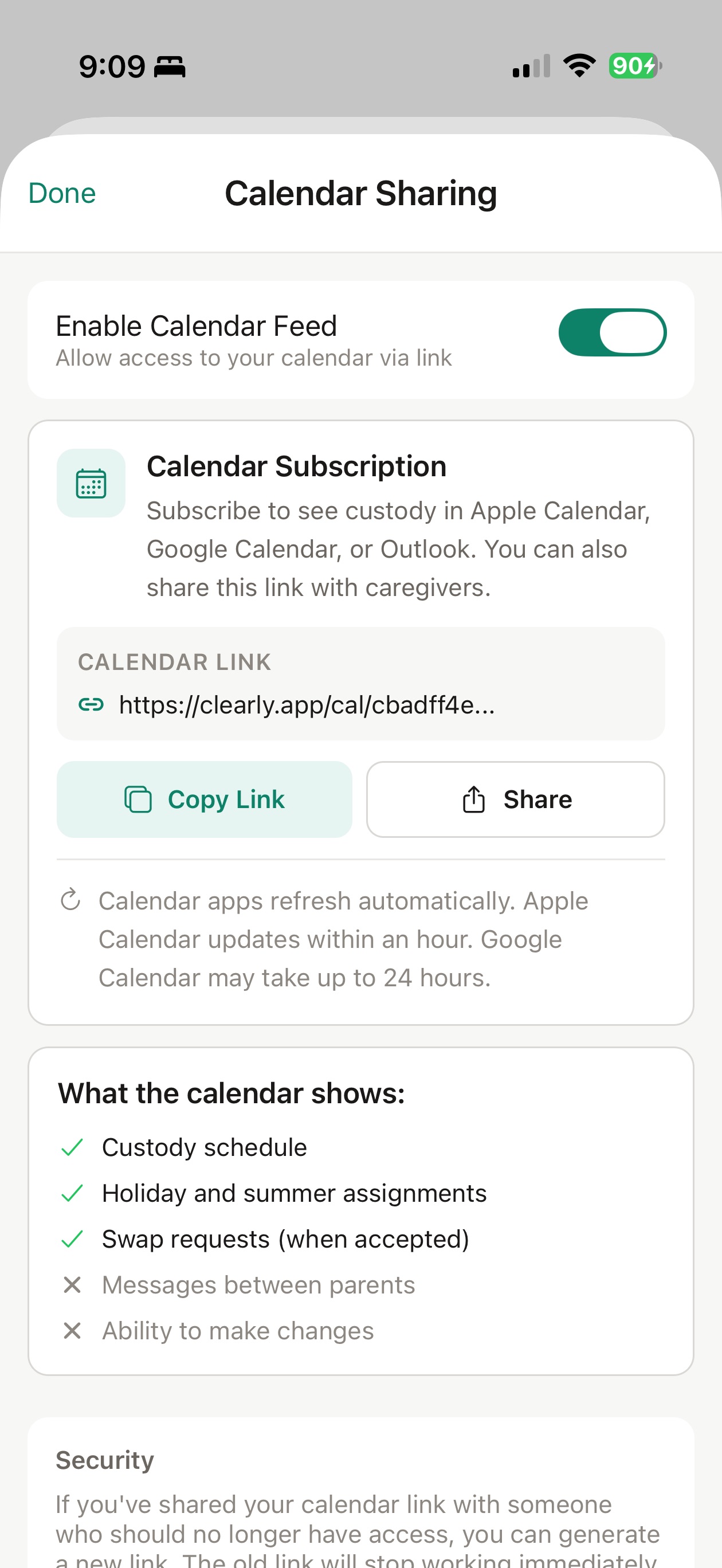 Calendar Sync