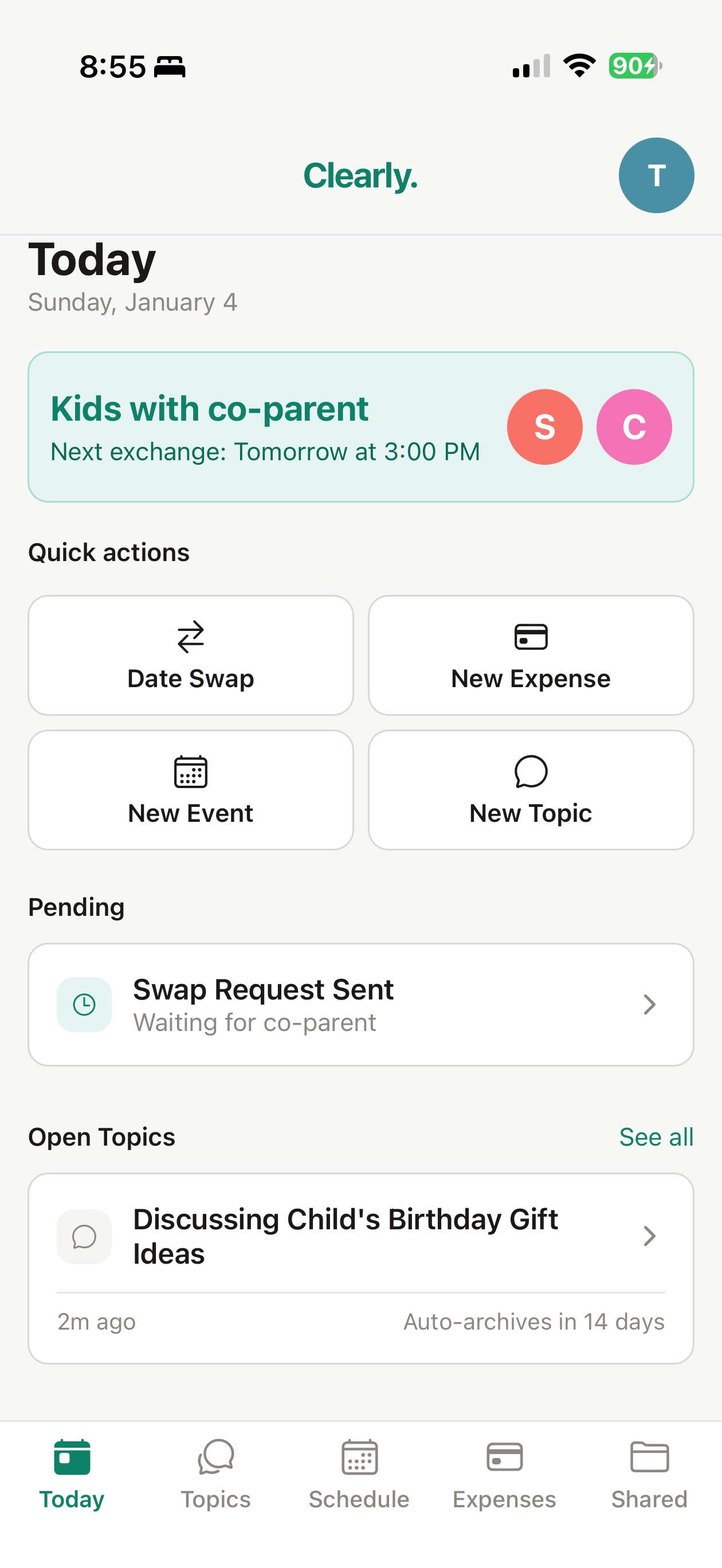 Clearly App Screenshot
